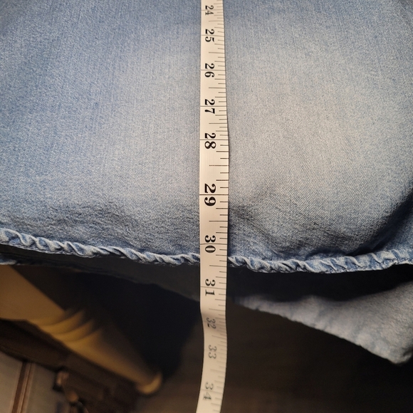 Zenana v neck long sleeve button down size 3X - Picture 7 of 8